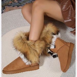 YOKI  Warm Thickened Fur Lined Snow Boots Sz 9